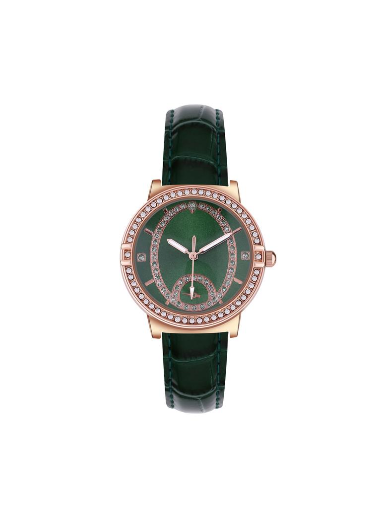 Fashion Light Luxury Leather Multi-Color Non-Waterproof Quartz Women'S Watch