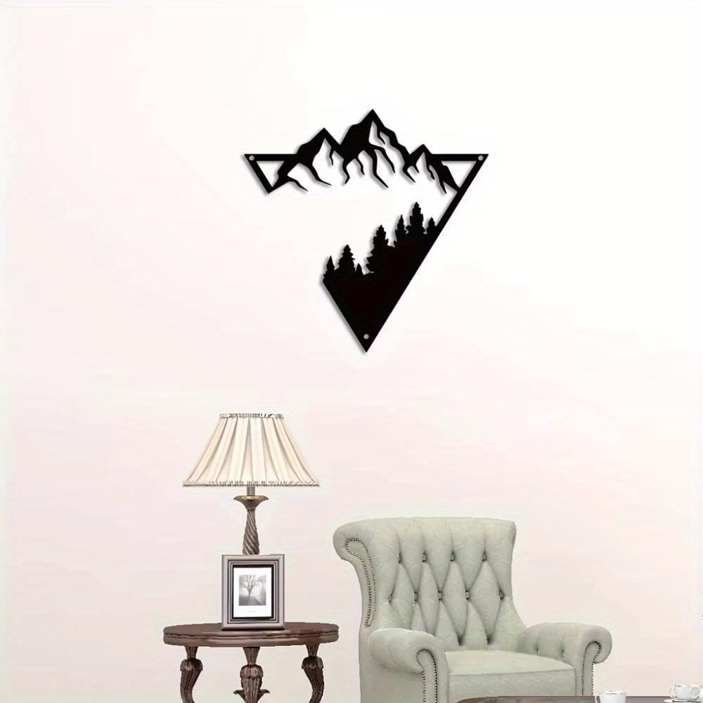 

Mountain Landscape Metal Wall Art Modern Home Office Decor Statue TY3483-A