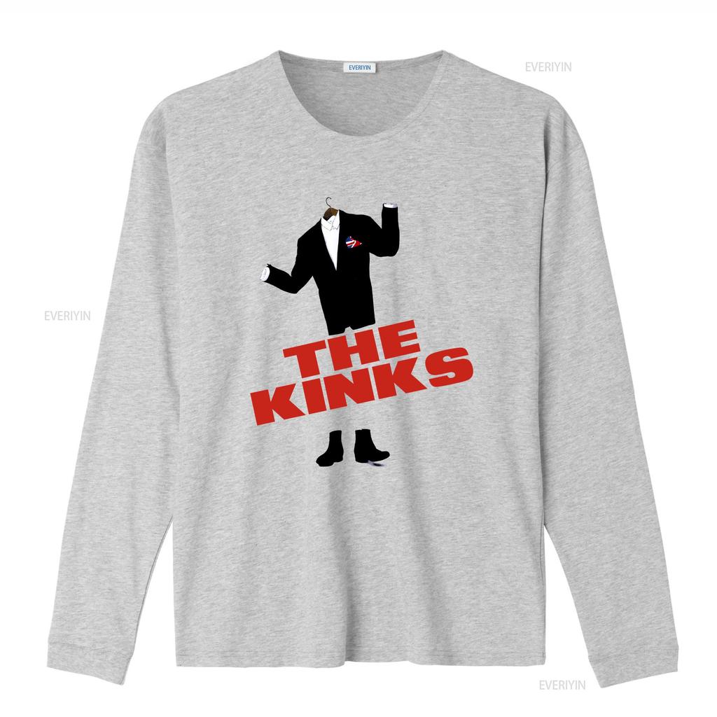 Hot The Kinks Band For Fan White All Size T Shirt S3141 Vintage Washed Unisex Designer Clothes Slightly Breathable Stretched
