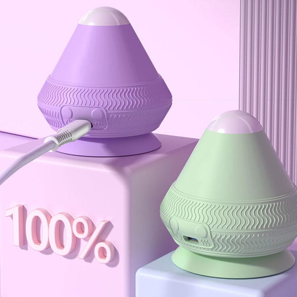 Silicone Massager Ball USB Rechargeable Vibrating Massage Ball Fitness Muscle Waist Back Relaxation Massager For Pain Relief