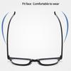 1PC Non-Prescription Blue Light Glasses Retro Square Frame Fashion Accessory for Computer Eye Protection UV Blocking Unisex