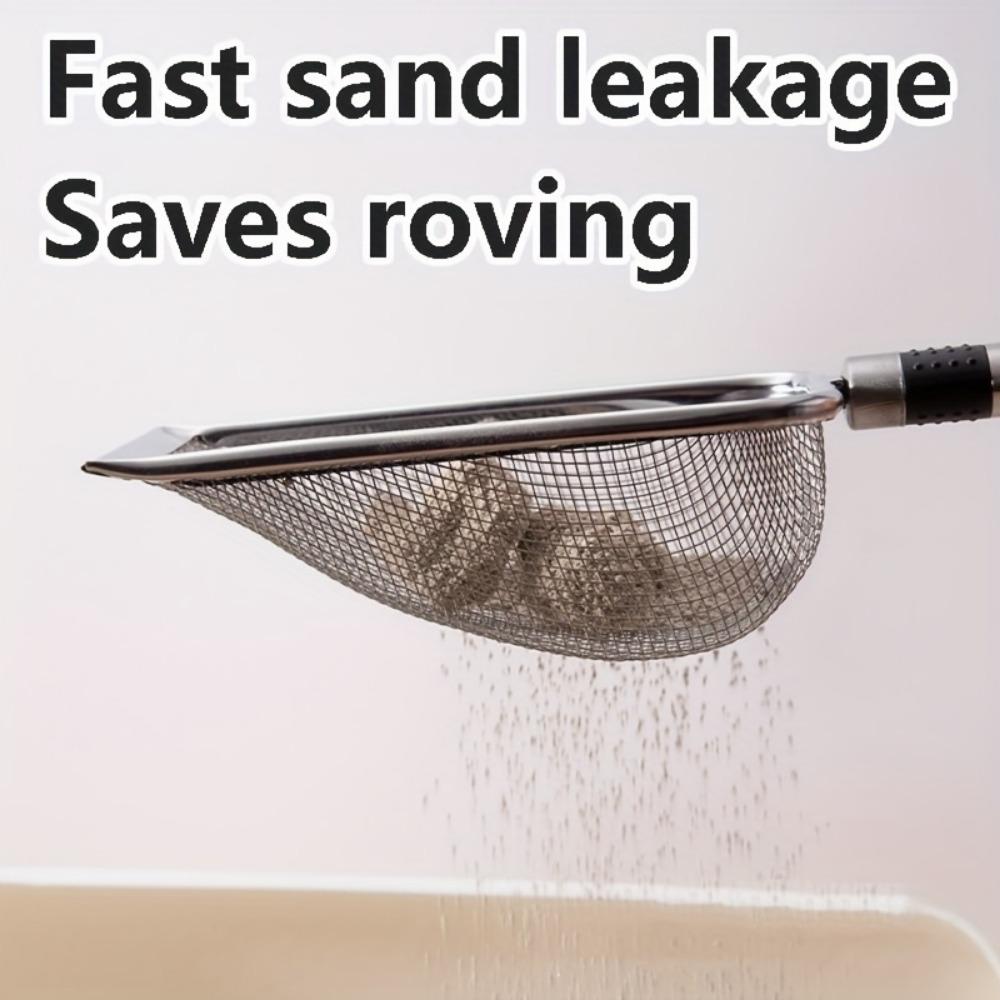 Pet Cleaning Tools Stainless Steel Feces Shovel Net Cat Litter Shovel Reptiles Sand Shovel