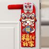 Snake New Year Hanging Ornament Blessing Words Hanging Fu Handle Protective Cover Bell Lucky Character Festive Blessing Ornament