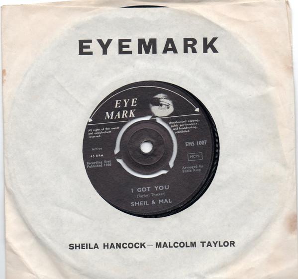

7inch Record SHEILA HANCOCK & MALCOLM TAYLOR (3) - I Got You EMS1007 Eyemark 1966 UK Pop Used