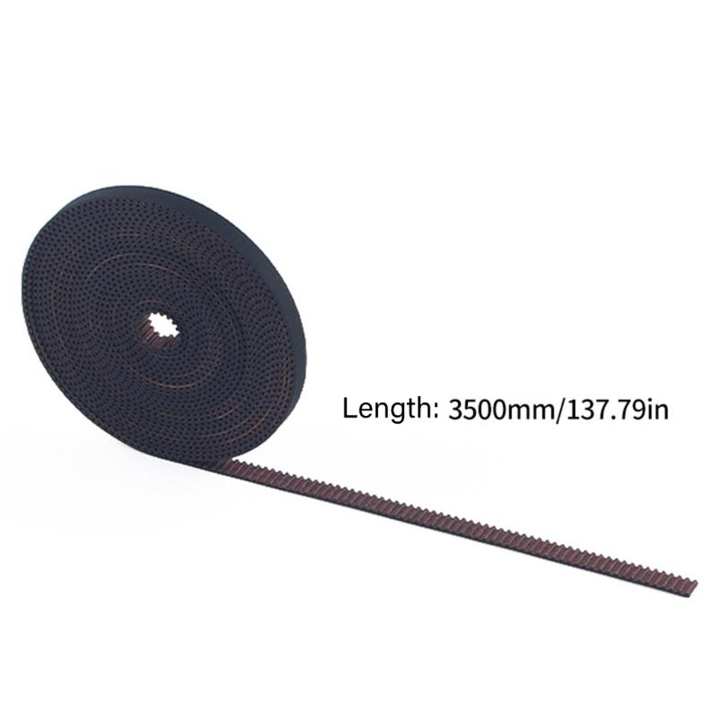 Industrial Timing Belt Kit Better Wear Resistance Low Noise Belt For 3D Printer X Y Shaft 6mm Width Office Equipment
