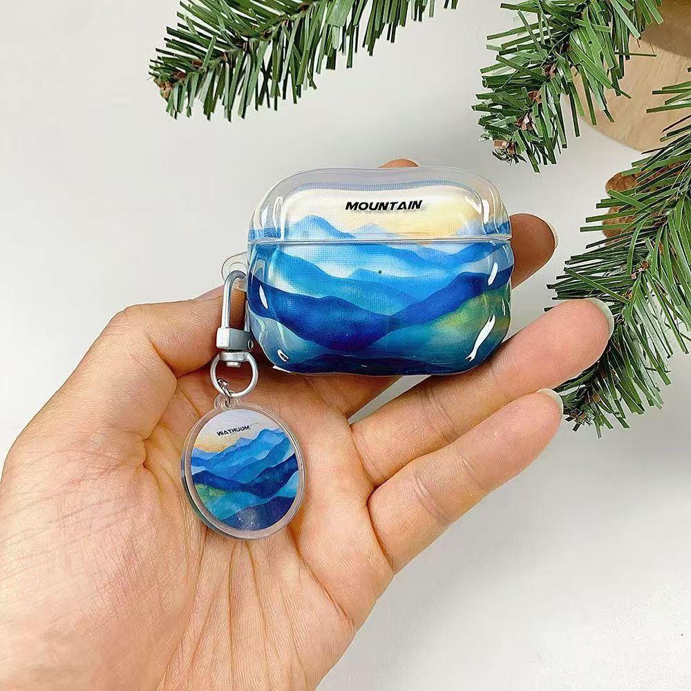 Ink Painting for AirPods 1 Generation 1 Apple Bluetooth Headset Case Airpodspro1/1/1 Protective Case