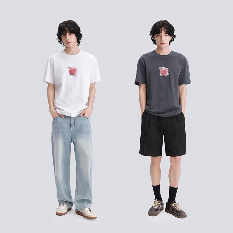 GXG Men's Apple Print Short-Sleeve T-Shirt
