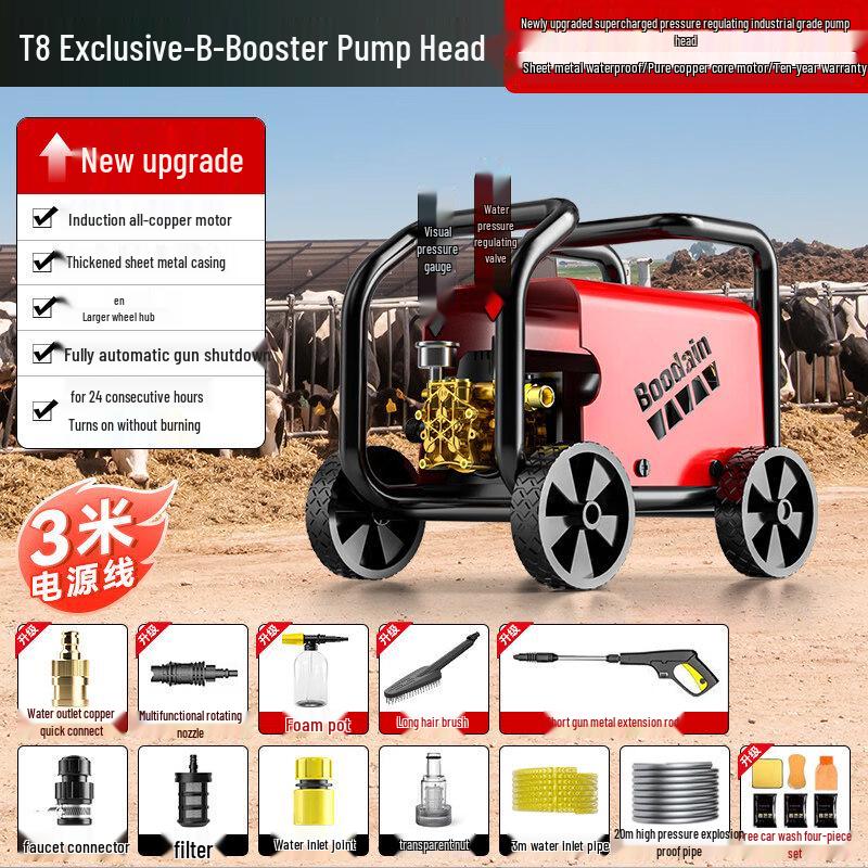 Бытовая мойка высокого давления для фермы и автомобиля