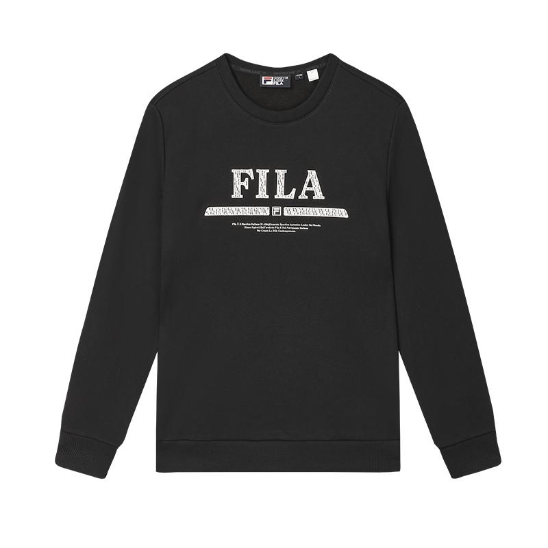 

New FILA Sweatshirt Men s Jet Black F11M448224FBK 175/96A/L