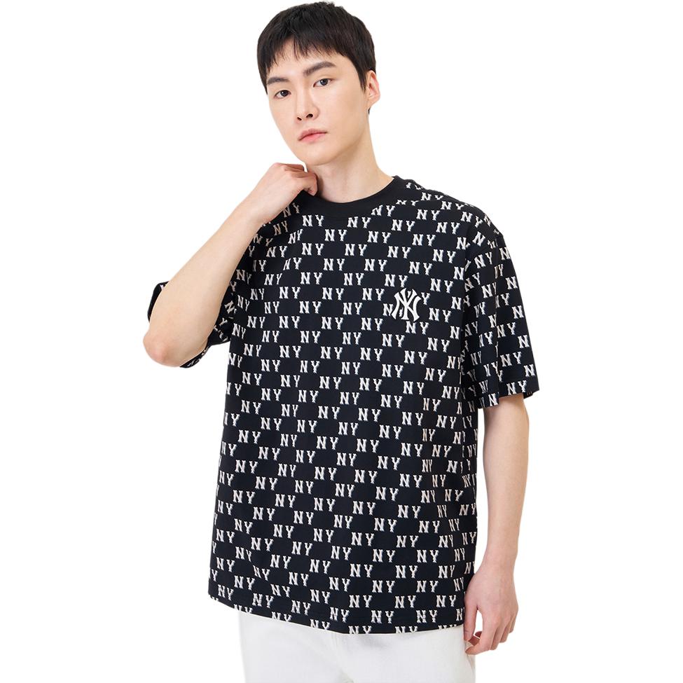 New MLB New York Yankees SS24 T Shirt Unisex Black 3ATSM0843-50BKS