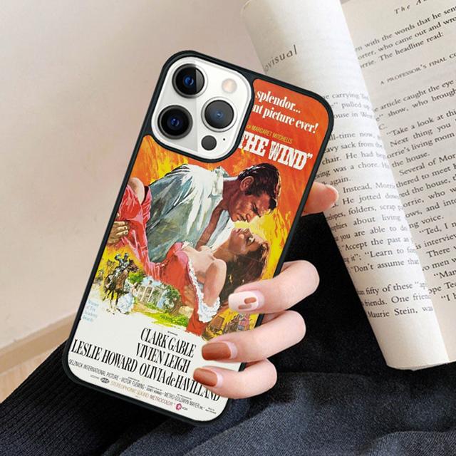 gone with the wind Phone Case Back Cover for iPhone 17 Air 16 15 14 13 11 12 Pro Max Plus Fundas Coque