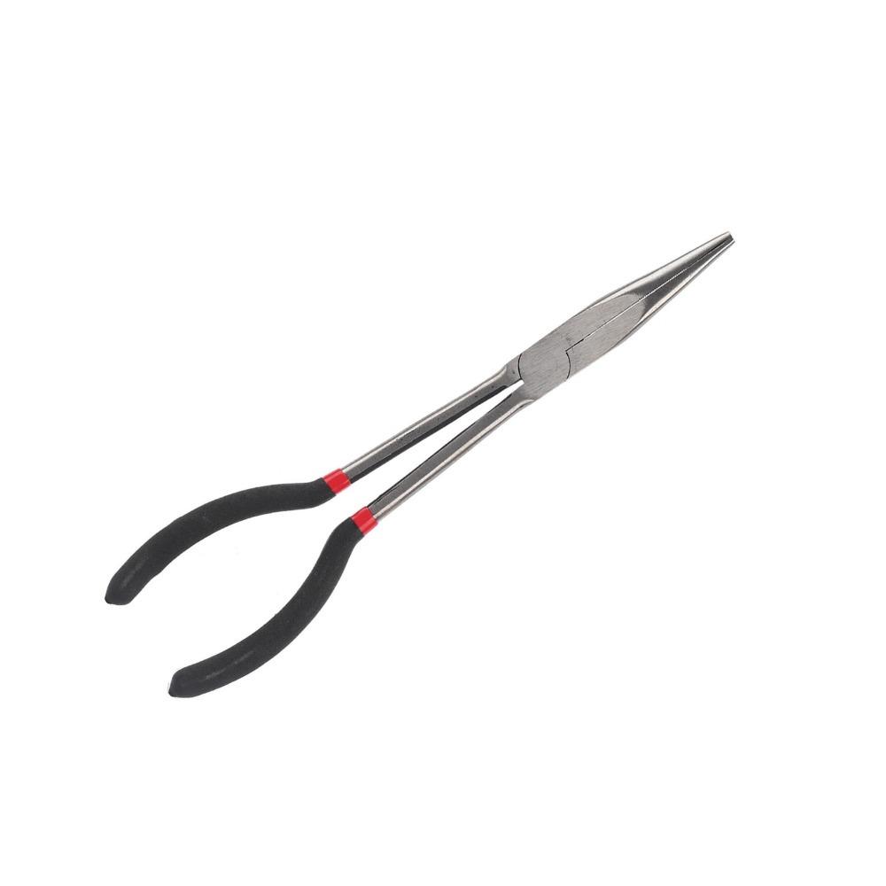 Carbon steel Needle Nose Pliers 11 Inches Straight nose pliers Long Nose Pliers Narrow Spaces