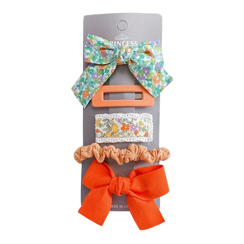 

Детский набор повязок на голову с цветочным бантом и заколкой для волос