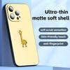 Süßes Giraffen-Handyhülle Für iPhone17 16 16e 15 14 13 12 11 Plus Mini Pro Max Weiche schwarze Stoßfeste Hülle