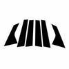 6pcs For Hyundai Elantra -  Window Trim Covers Center Film Column B C Pillar Posts Sticker Car Accessories