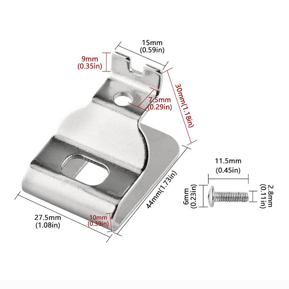 1 Stück Mit Schraube Bohrmaschine Gürtelclip N268241 N169778 Schlagschrauber Gürtelhaken DCD980 Hammer Elektrowerkzeug Zubehör