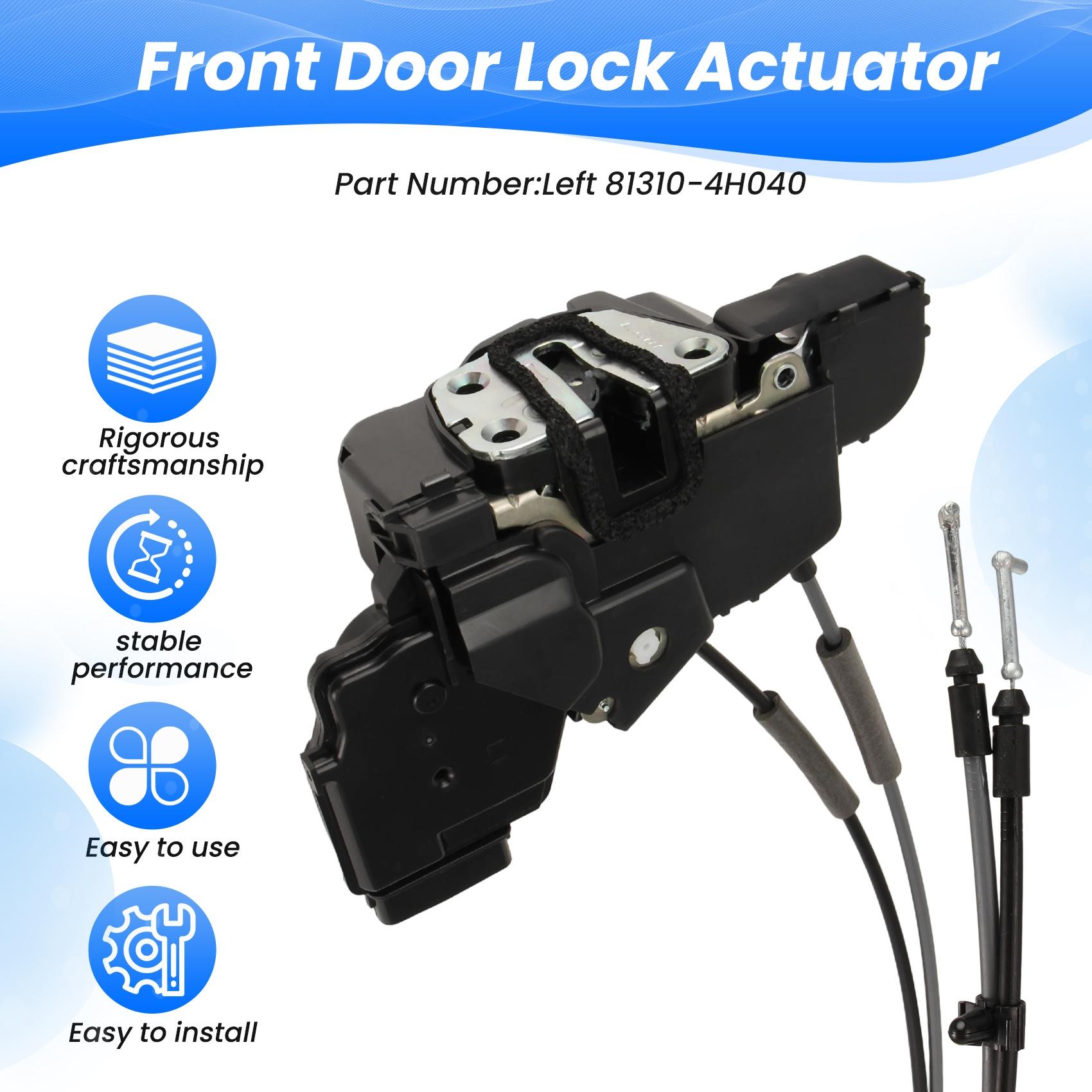 A16P-Front Door Lock Actuator Exterior Door Lock Latch Motor For Hyundai For H1 Grand Starex I800 Vehicle Black Left