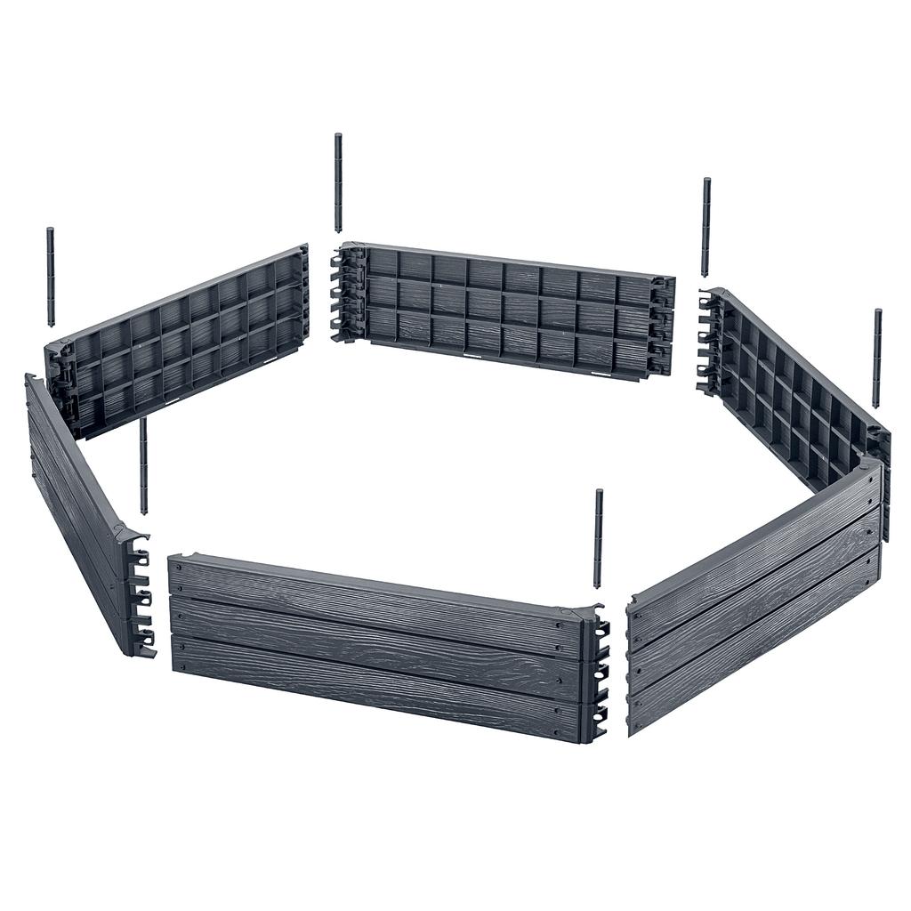 KADAX Warzywniak Podwyższona Grządka Skrzynia Ogrodowa Rabata 150x75cm