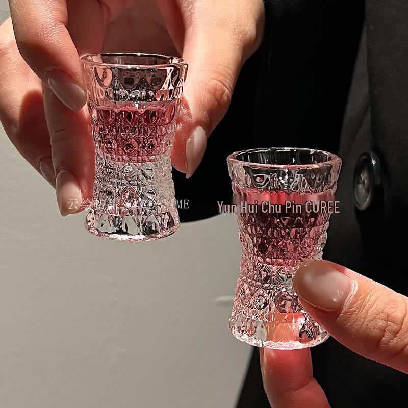 Gemstone Iceberg Relief Shot Glass
