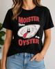 Moister Than an Oyster Shirt, Fun Adult Humor Tee, Bivalve Shucking Gift, Seafood Lover Graphic Apparel for Men Women Novelty Joke Art Print