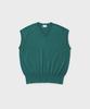 Another Office Layer Silk Knit Vest (Turquise)