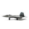 F-22 Toy Fighter 1:100 Scale Assembled Abs Plastic Airplane Model With Stand Home Display Collection Creative Gifts Toy