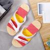 New Men Slippers Summer Slides Breathable Cool Beach Shoes Flip Flops Fish Mouth Bone White Men Slippers Lightweight Big Size 46