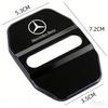 CQQ1 Car Styling Car Door Lock Covers Stikcer Case for Mercedes Benz New B/C/E Class A Class C200L GLC GLK CLA GLA Accessories