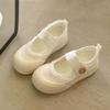 Women S White Lace Velcro Platform Mary Jane Sneakers For Students