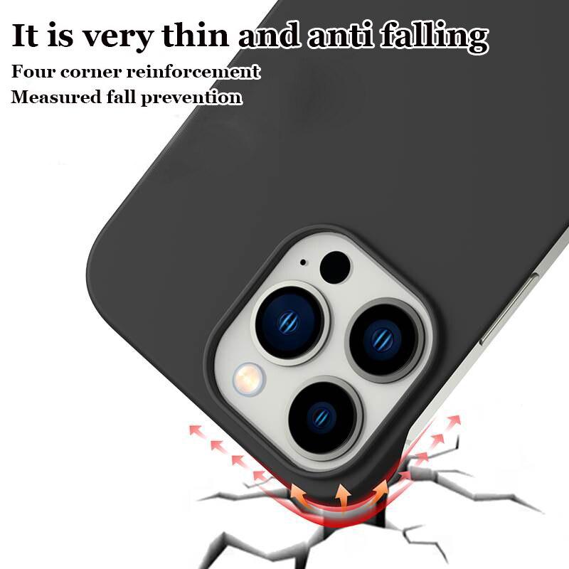 0,3mm Ultratenký Bezrámečkový Tvrdý PC Kryt Pro iPhone 15 14 13 12 Mini 11 Pro Max X XR XS SE 2020 2022 7 8 Plus Nárazuvzdorný Kryt
