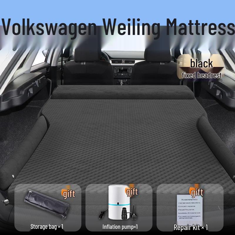 Matrace na spaní do auta Volkswagen: Nafukovací podložka na zadní sedadlo a do kufru pro pohodlný spánek