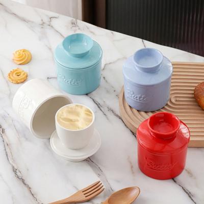 Keep Fresh Butter Bell Crock Handmade Butter Keeper Easy To Clean Ceramic Butter Dish  Home