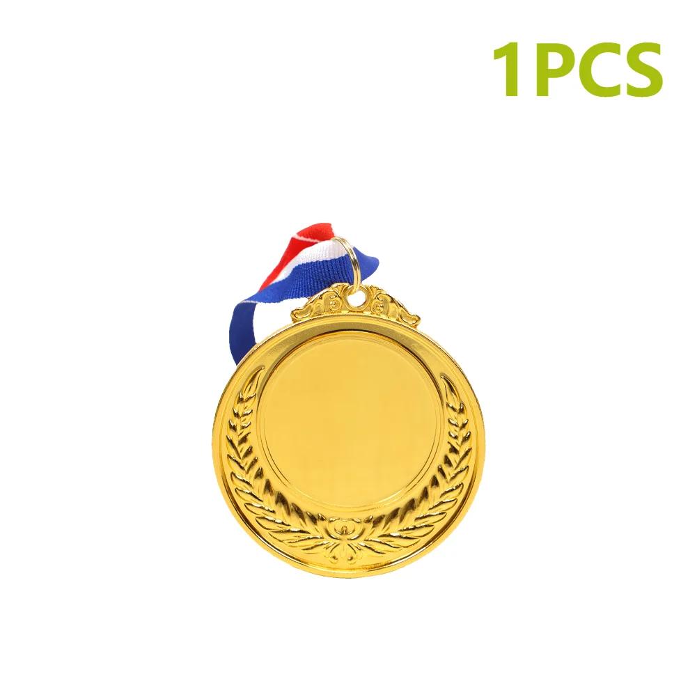 5.2cm Altın/Gümüş/Bronz Madalya Ödül Madalyaları Boyun Kurdelesi ile Spor Ödülleri Metal Kazanan Madalyaları Yarışmalar Parti Yarışı için