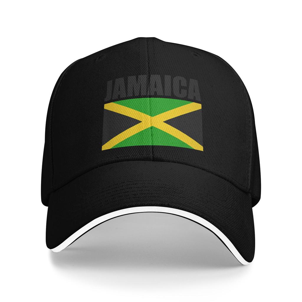 Summer Jamaican Flag Love Jamaica Baseball Cap Outdoor Gym Stylish Print Sun Trucker Hat Unisex Adult SunProof Snapback Cap