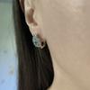 Серебряные серьги с натуральным топазом 3.86ct (2188391)