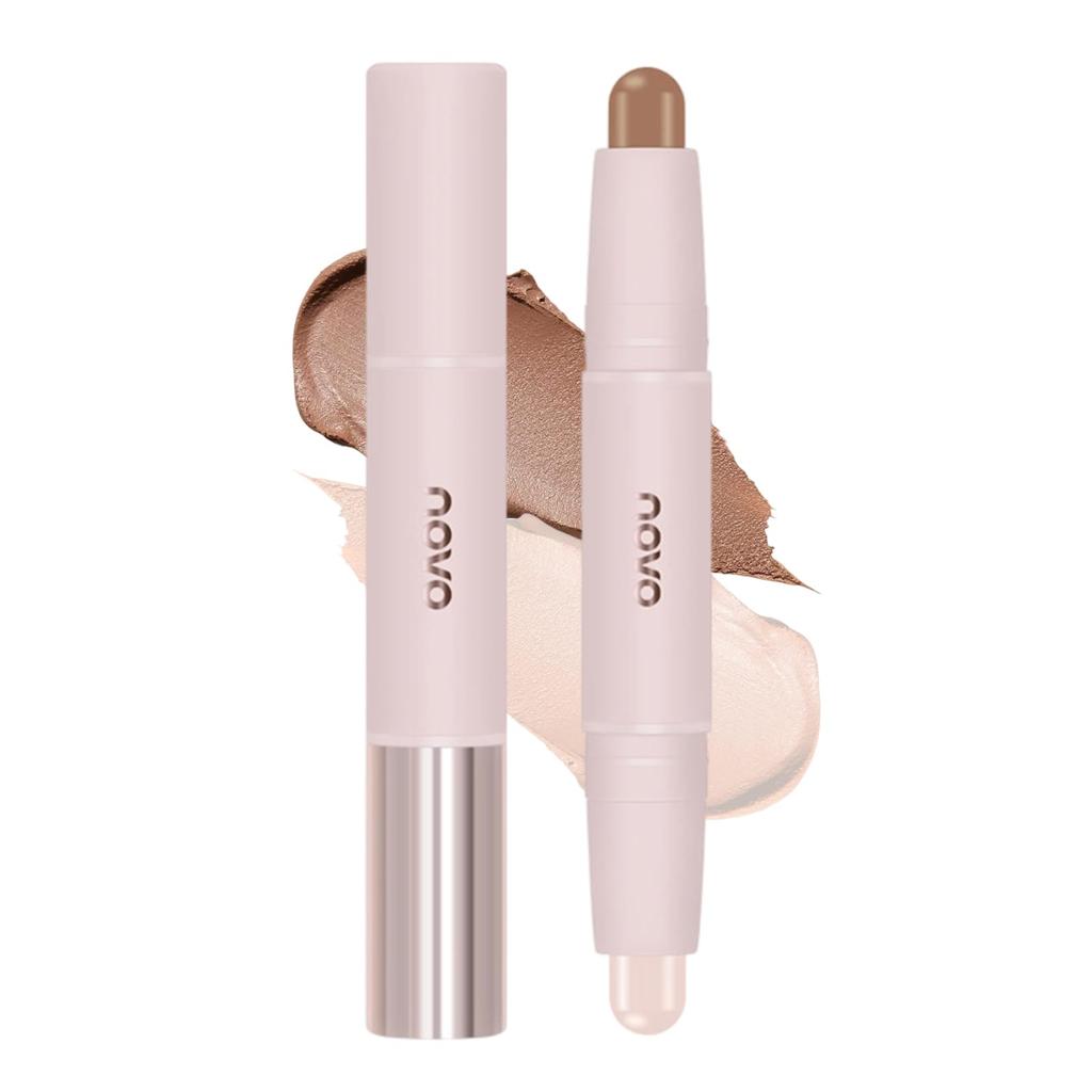 KIADZIE Highlight Shading Stick - Natural Skin Tone - Healthy Contouring - Double-Ended Highlight Stick - Long-lasting, Slimming Effect