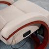 135 degrees Manual Reclining Swivel Chair, with Footrest - Beige