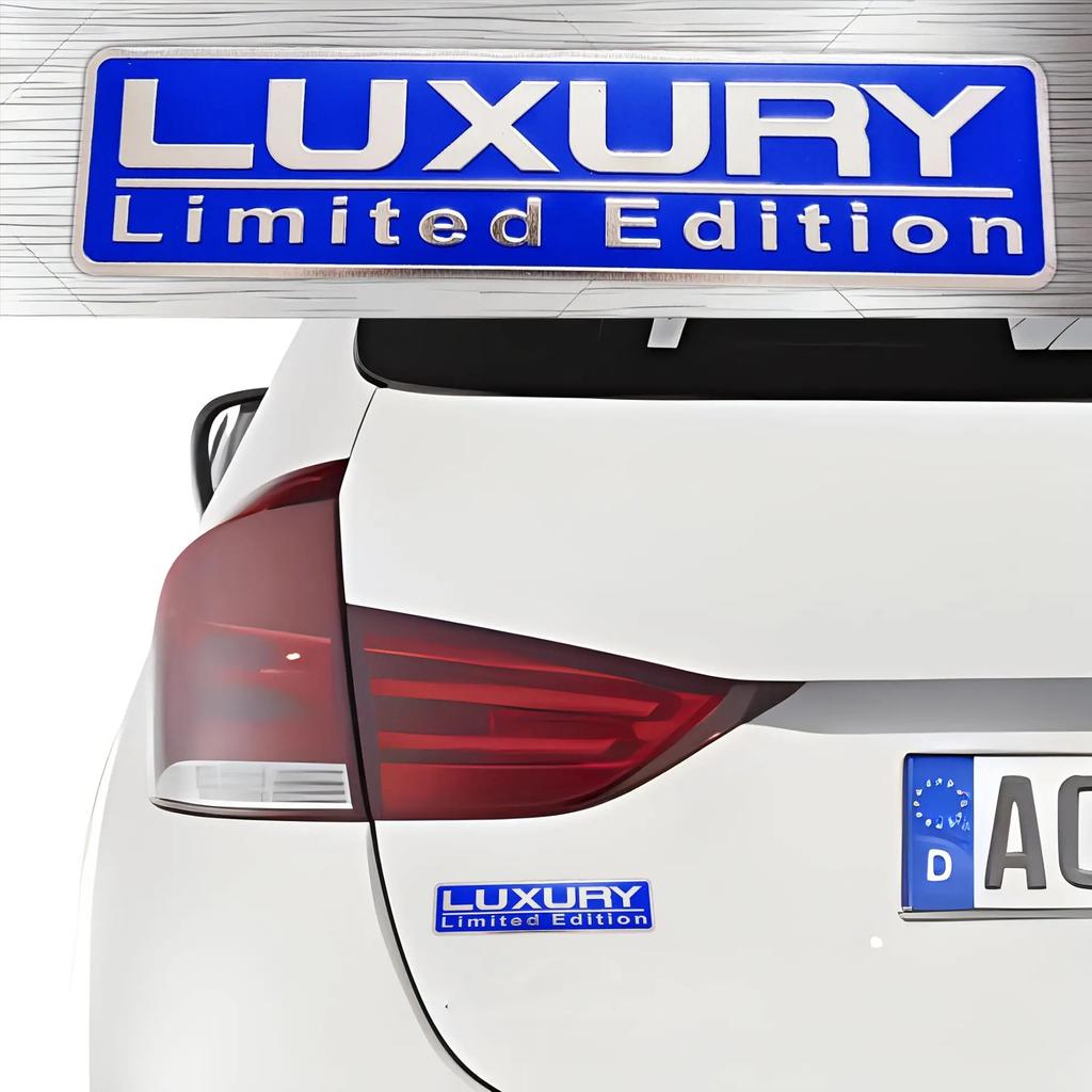 Alloy Luxury Limited Edition Car Body Emblem Rear Trunk Badge Sticker for Jeep Ford Hyundai Lexus Land Rover Mercedes Benz uy1