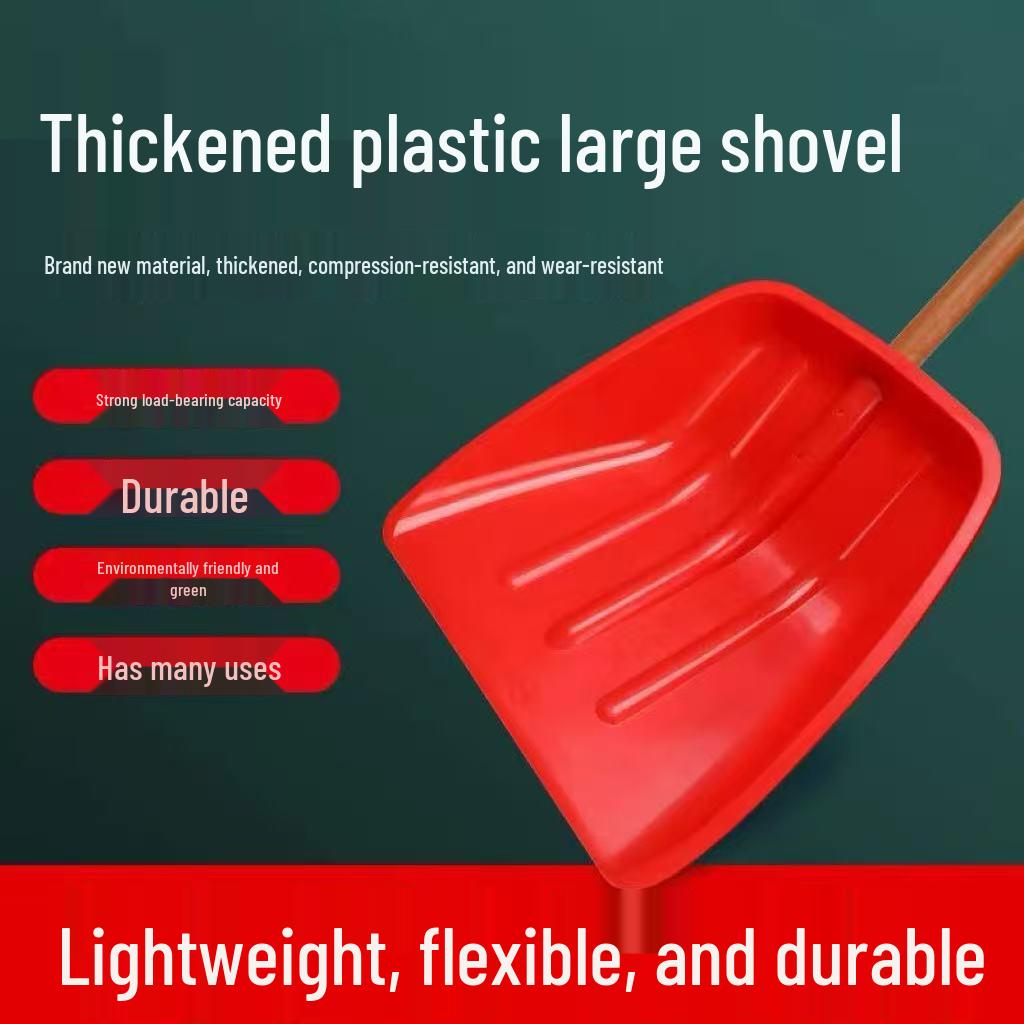 Heavy-Duty Multi-Functional Enlarged Snow Shovel for Home and Outdoor Use