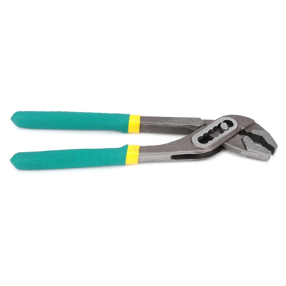 Carbon steel Adjustable Water Pump Pliers V-Shaped Jaws Arc-Joint Pliers Screw 8 inches