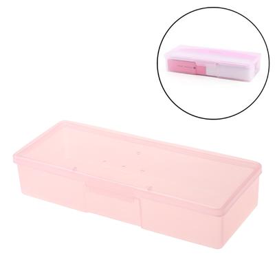 New Transparent Empty Nail Storage Box Manicure Tools Organizer for Case Holder