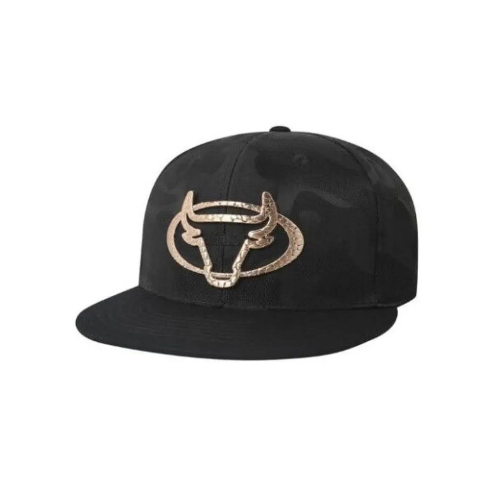 [NBA] M Cap KQC N255AP623P-BK CHI Big Metal Point Snapback HYFLAT_H CAP_HF173 FREE
