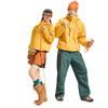 Mens Womens 2-Piece Hooded Windproof Waterproof Softshell Jacket Set With Removable Fleece Liner Hiking Camping Outdoor