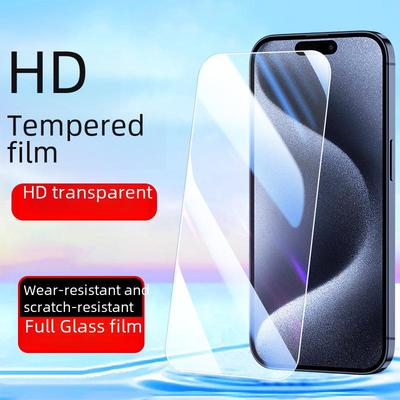 Tempered Glass Screen Protector for iPhone 15 Pro/Pro Max & HD 15 Plus