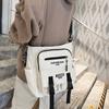 Women's Handbag Color Block Men's Messenger Bag Large Capacity Student Class Shoulder Bag