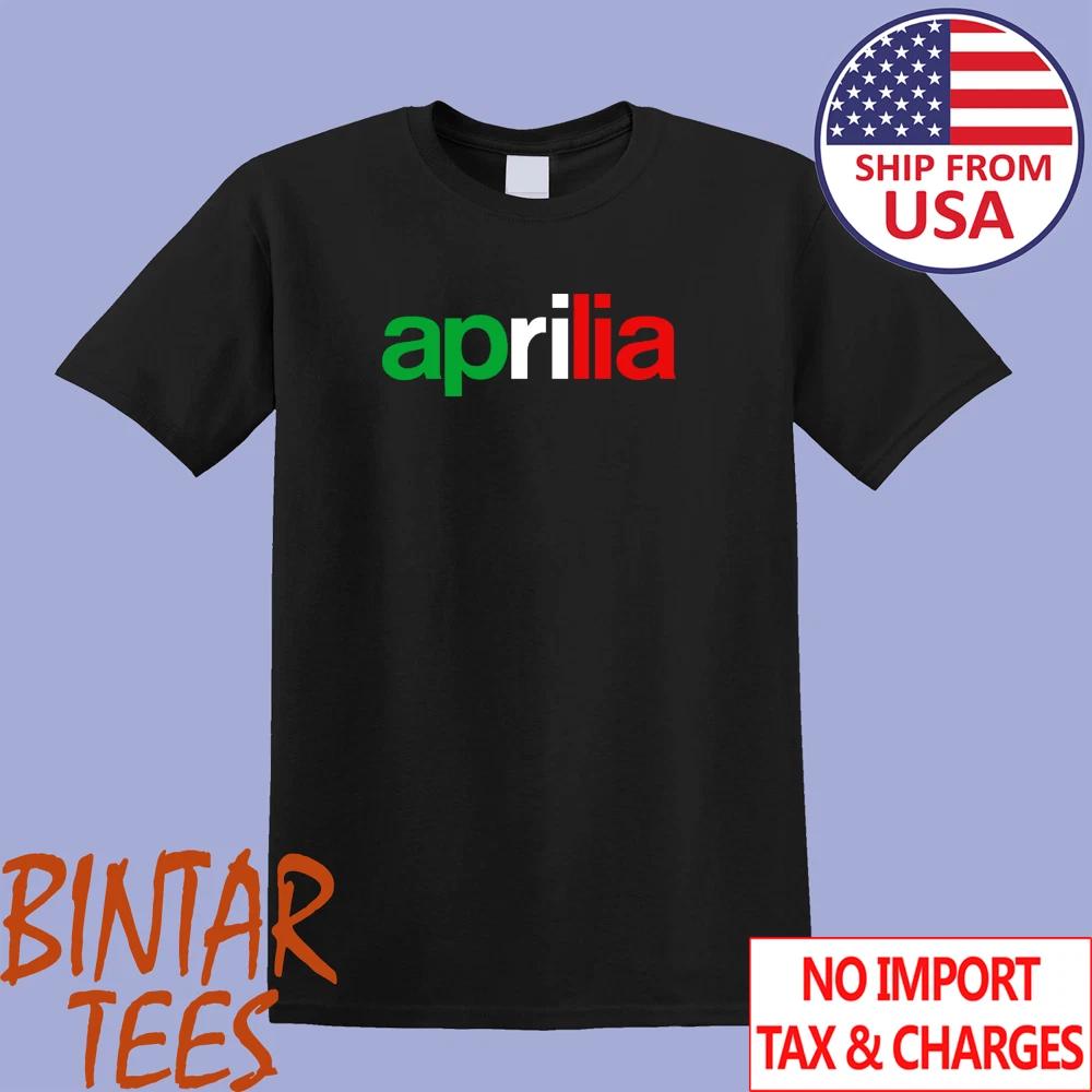 Aprilia Italian Motorcycles Men s Black Size S to 5XL XL