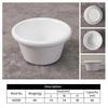 Sauce Bowl Round Glossy Melamine Black Mini Dipping Cup American Tableware For Cafe For The Kitchen