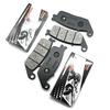 Motorcycle Front Rear Brake Disc Pads Kits for KAWASAKI ER650 Z650 2018      EX650 KHF Ninja 650 ABS 2017