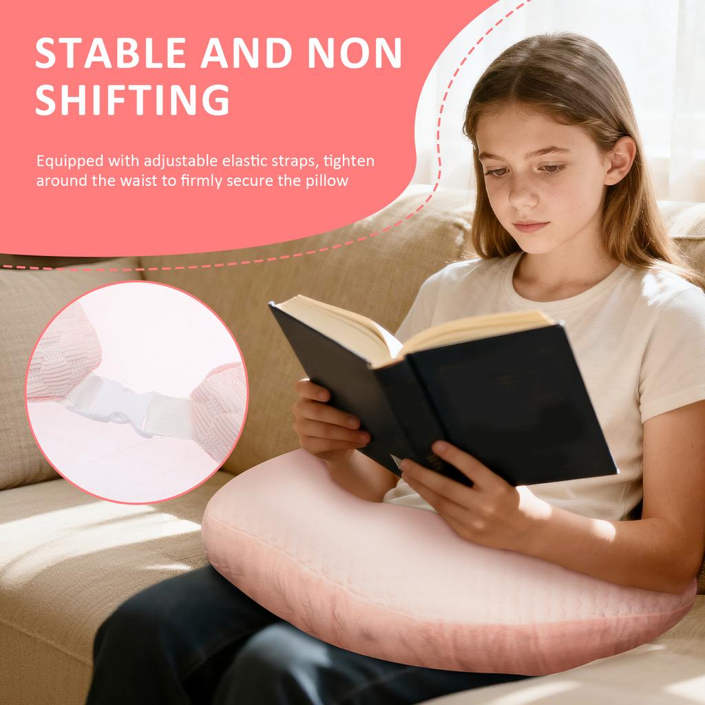 Gaming Reading Pillow U Shape Arm Support Pillow Adult Crocheting Pillow Portable Desk Soft Skin-Friendly For Watching TV Travel