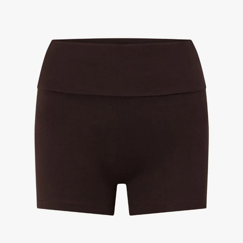 

Yoga Clothes Tank Gyaru Basic Quick-Drying Exercise Vest Women s Top Running Fitness Underwear Belt Chest Pad Sling Elastic Dark brown shorts S